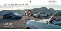 Porsche 4Kids website