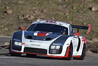 Jeff Zwart in a Porsche 935 tribute at the 2020 Pikes Peak International Hill Climb