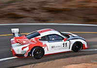 Jeff Zwart in a Porsche 935 tribute at the 2020 Pikes Peak International Hill Climb