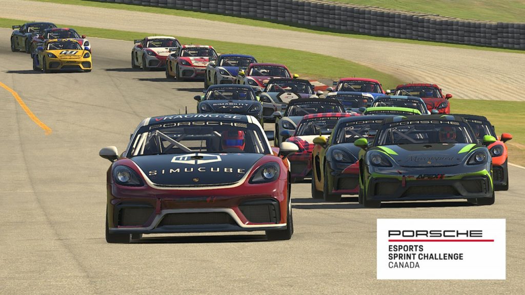 Porsche Esports Sprint Challenge Canada winner Brandon Hawkin gets day on track