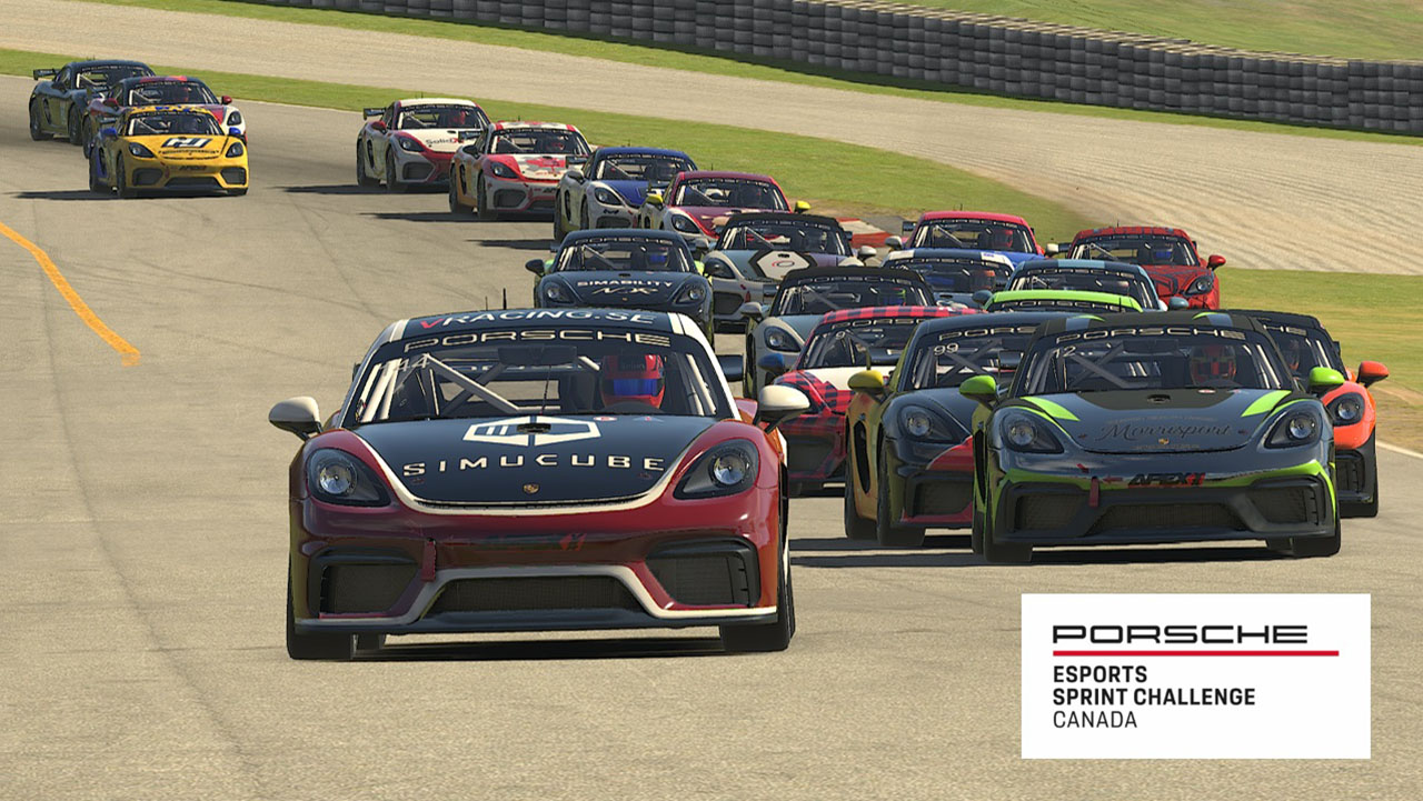 Porsche Esports Sprint Challenge Canada winner Brandon Hawkin gets day ...