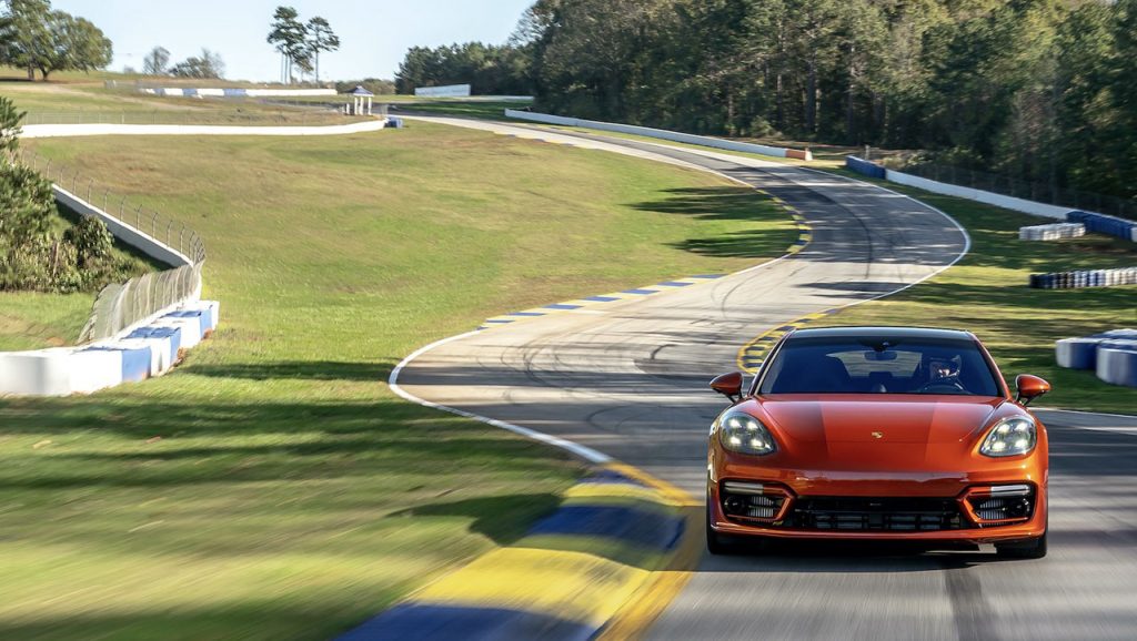 2021 Panamera Turbo S breaks production sedan lap record at Road Atlanta racetrack