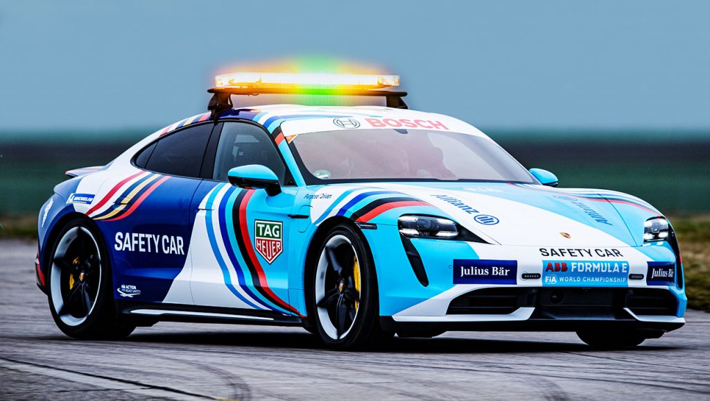 2022 Porsche Taycan Official Formula E Safety Car