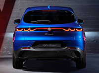 Check out the LED taillights on the new 2023 Alfa Romeo Tonale Veloce (European-spec).
