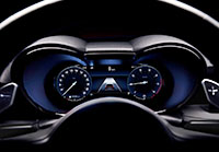 Close up of the primary instrument cluster in the 2023 Alfa Romeo Tonale Veloce (European-spec).