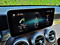 This is the last of the "old-school" Mercedes' infotainment touchscreens.