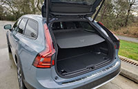 The V90 CC provides loads of cargo space.