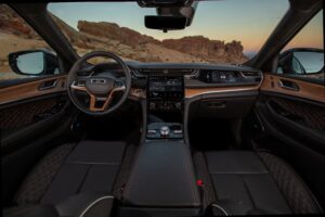 Interior Shot of the Jeep Grand Cherokee