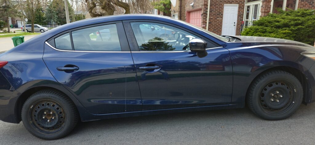 Perry's Navy Blue Mazda 3