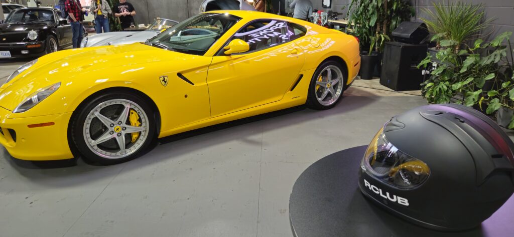 RCLUB Helmet and a Ferrari
