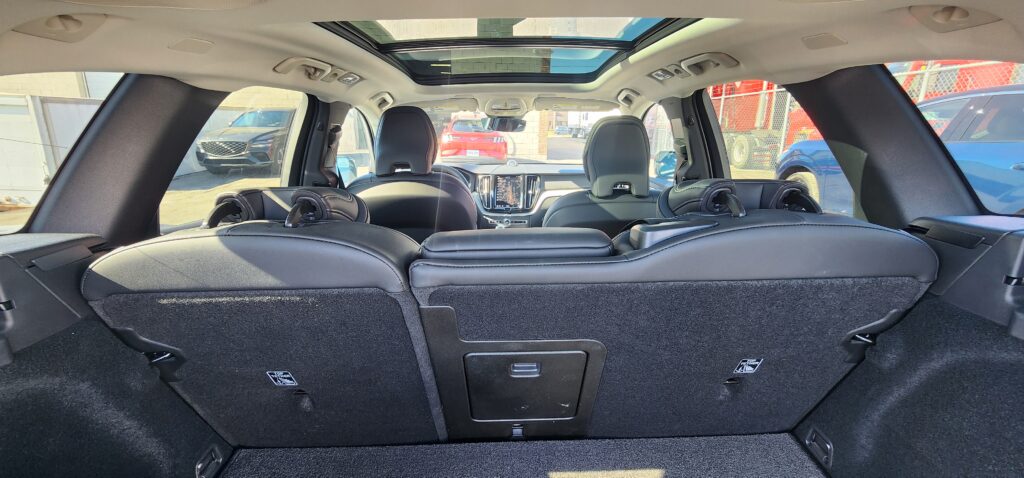 Volvo XC60 Plug In Hybrid Ultra Rear View With Hatchback Door Lifted