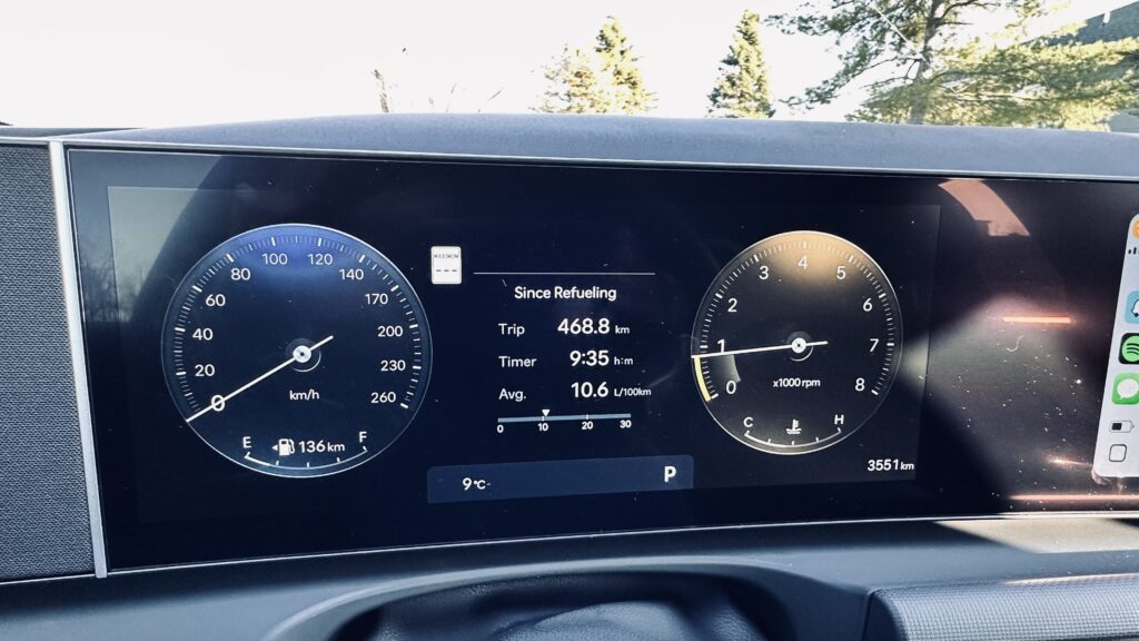 2025 Hyundai Santa Crux Digital Panel - Classic Version