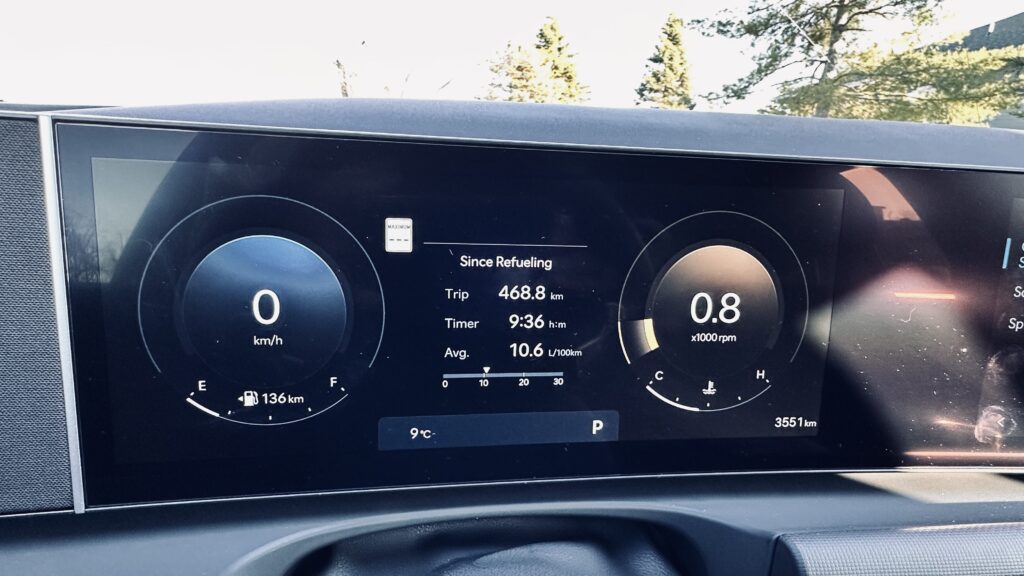 2025 Hyundai Santa Crux Digital Panel - Modern