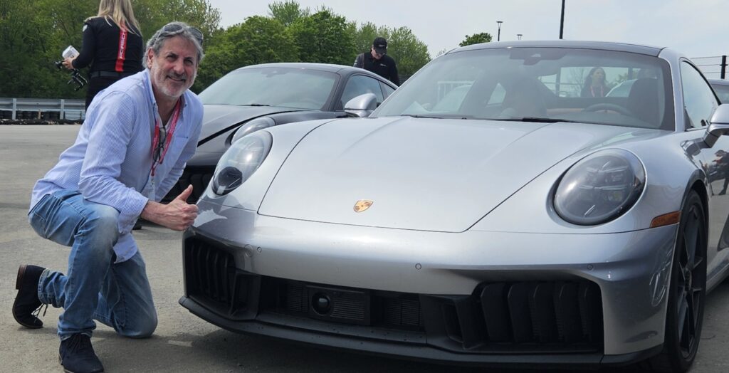 2025 992 GTS T-Hybrid that Perry Lefko drove at the Porsche Experience Centre Toronto