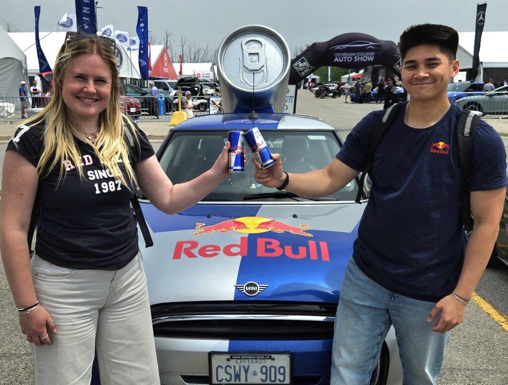 Red Bull Marketeers Lauren Dale And Noah Paras