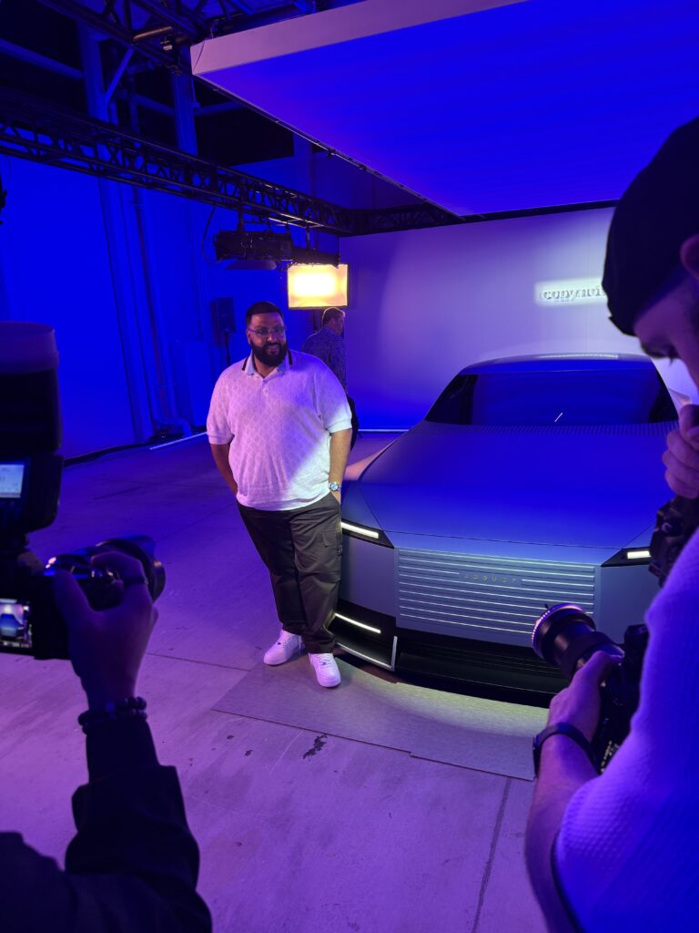 Dj Khaled Standing By The Jaguar Type 00