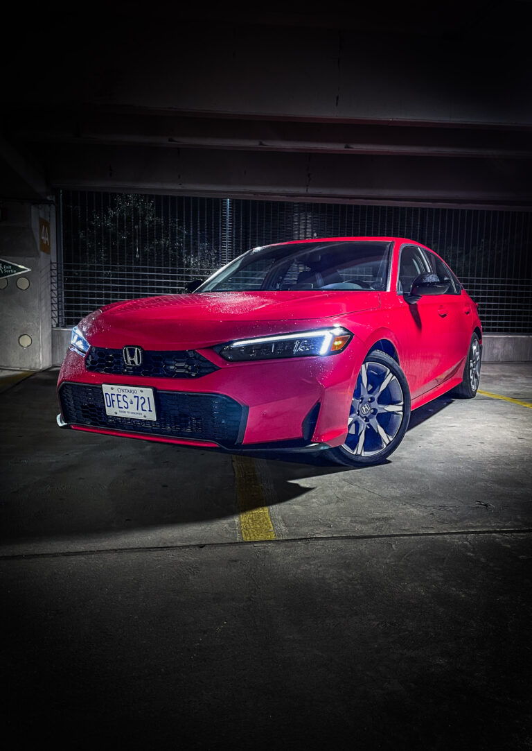 Front View Of 2026 Honda Civic Sport Touring Hybrid Sedan