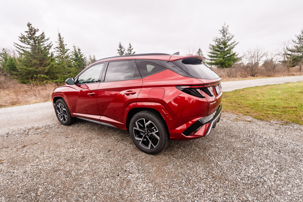 2026 Hyundai Tucson Hybrid N-Line - Left rear