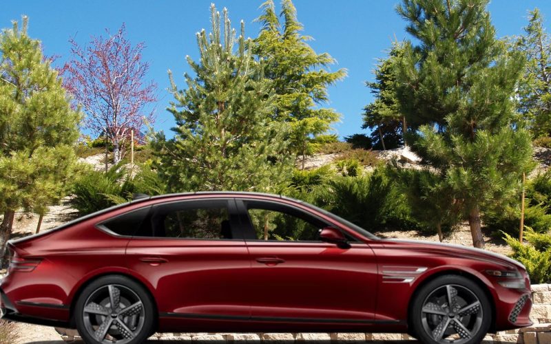 Genesis G80 V6 Turbo Side View