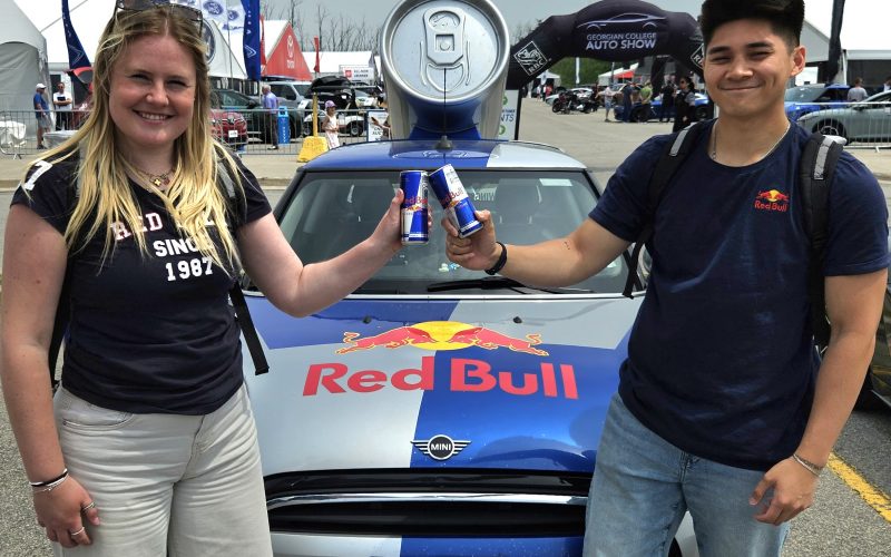 Red Bull Marketeers Lauren Dale And Noah Paras