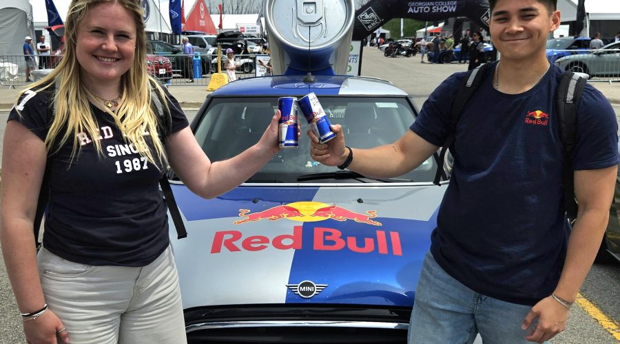 Red Bull Marketeers Lauren Dale And Noah Paras