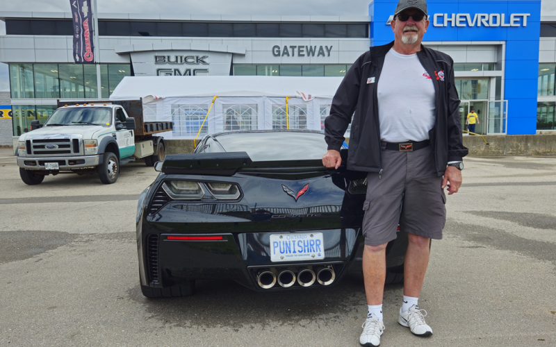 Rob and his Corvette C8