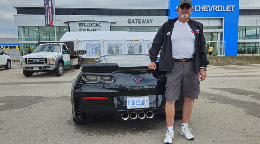 Rob and his Corvette C8