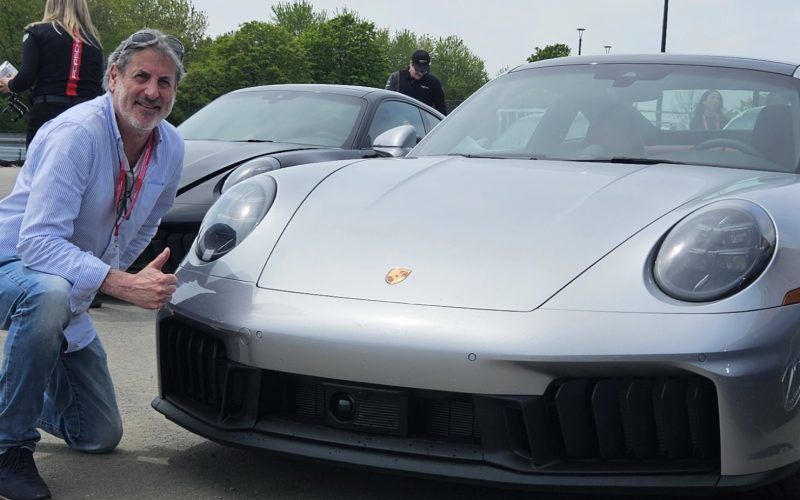 2025 992 GTS T-Hybrid that Perry Lefko drove at the Porsche Experience Centre Toronto