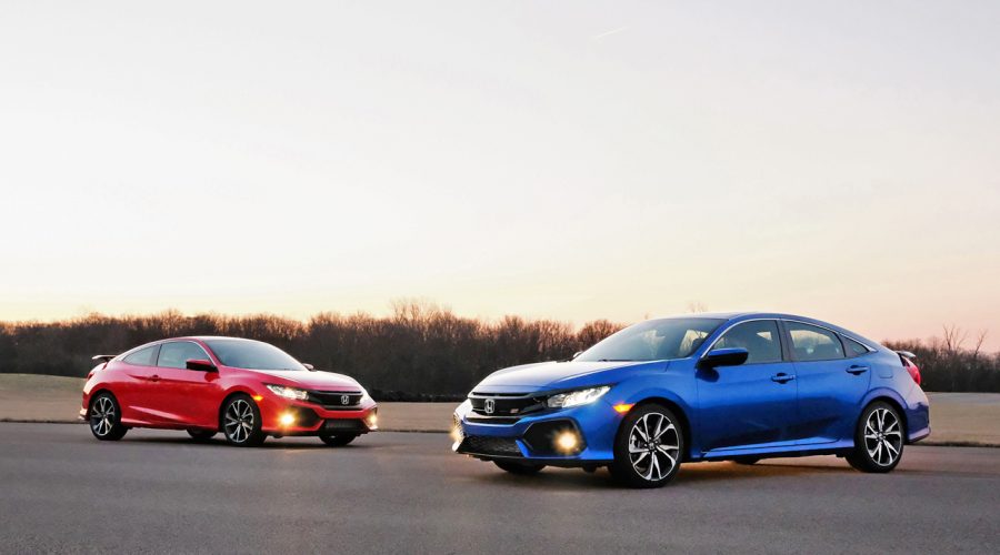 2017 Honda Civic Si Coupe and Sedan