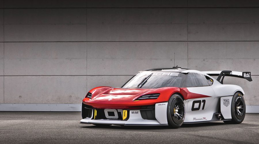 Porsche’s 1,073 hp Mission R Concept